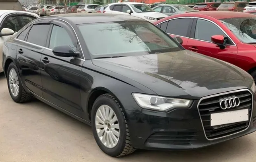 Дефлекторы окон (ветровики) Audi A6 Sd (4G,C7) 2011"EuroStandard" (Ауди А6) Кобра Тюнинг