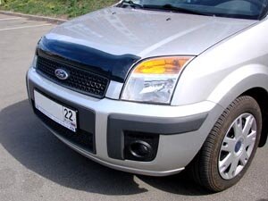 Дефлектор капота (мухобойка) Ford Fusion 2002-2012 (Форд Фьюжен) SIM