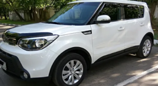 Дефлекторы окон (ветровики) Kia Soul II 2013 (Киа Соул) Кобра Тюнинг