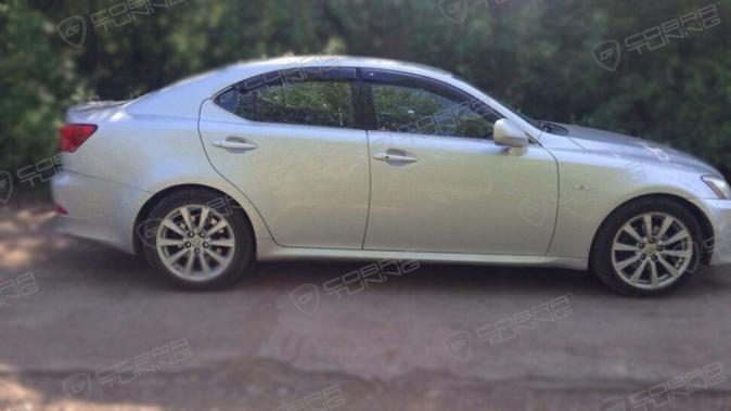 Дефлекторы окон (ветровики) Lexus IS II (XE20) Sd 2005-2010 Кобра Тюнинг